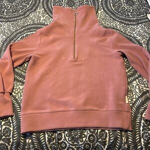 Varley Dusty Rose Turtleneck Sweater